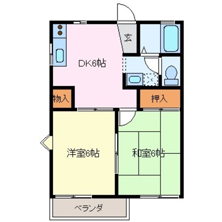 スパークシティの物件間取画像